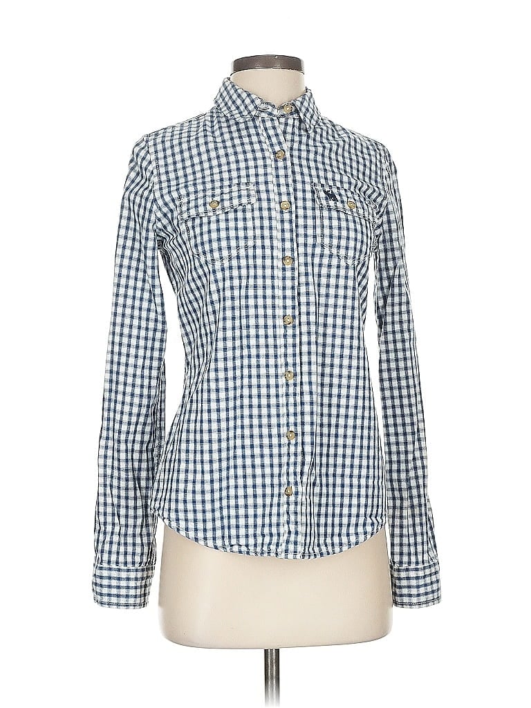 Click to view more detailed imagery on our partner's website Pre-owned Abercrombie & Fitch Long Sleeve Button Down Shirt In Blue