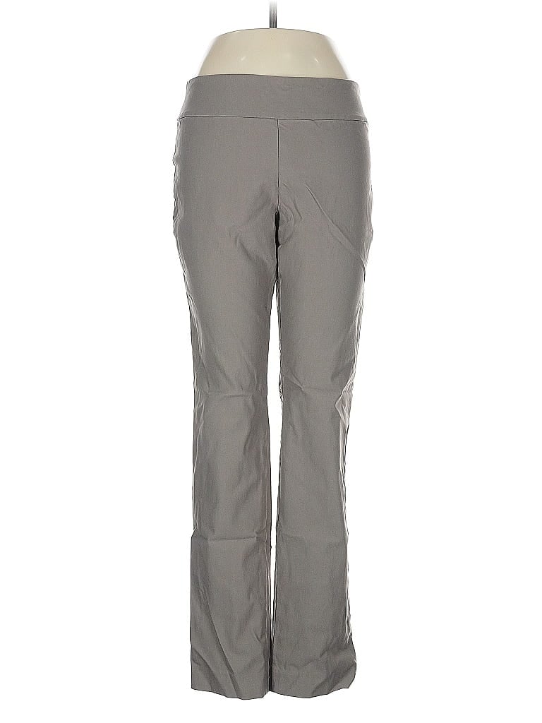 Pre-owned Nic + Zoe Active Pants In Gray
