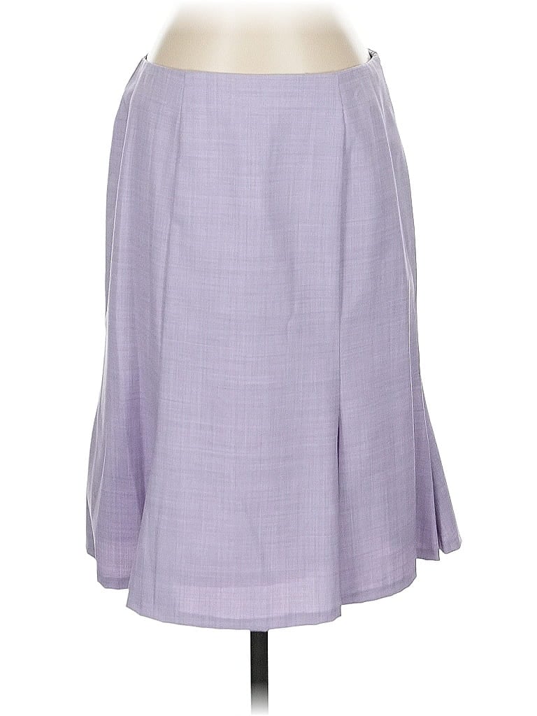 Pre-owned Anne Klein Formal Skirt In Purple
