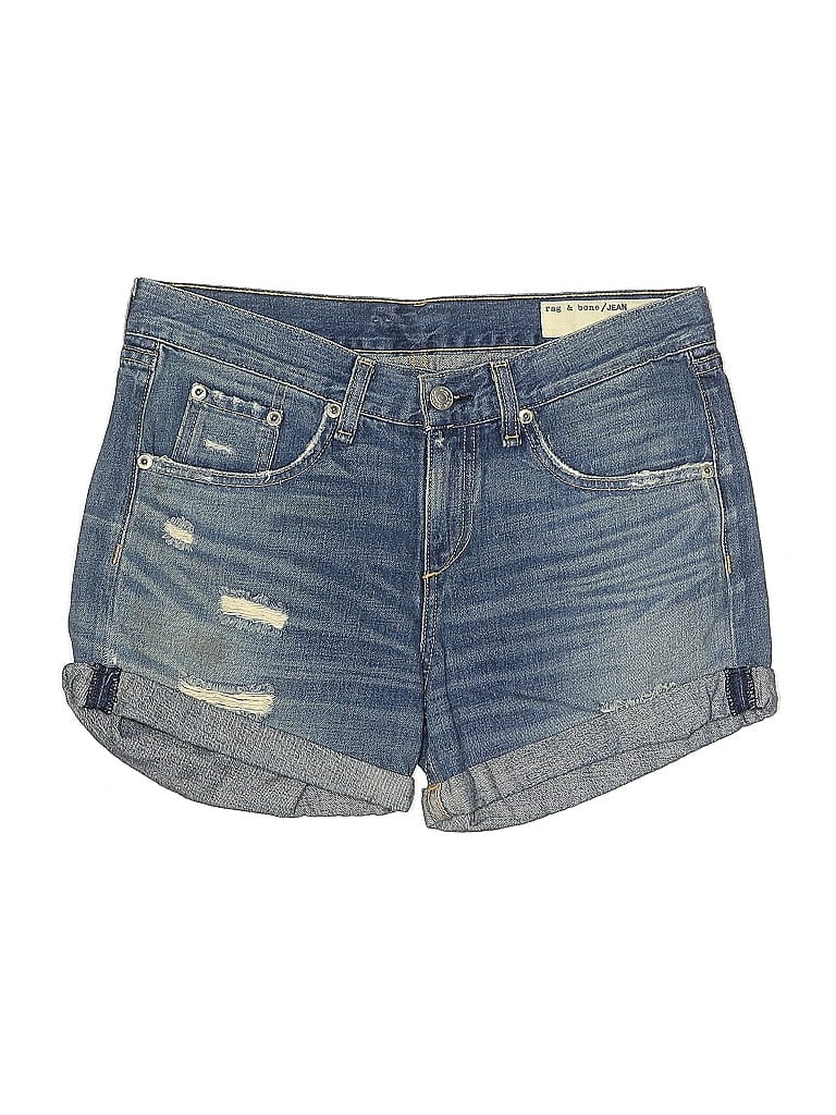 Pre-owned Rag & Bone Denim Shorts In Blue