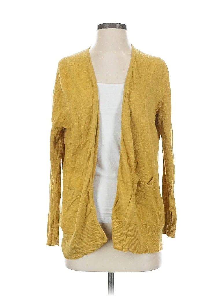 Pre-owned Madewell Cardigan Sweater In Yellow