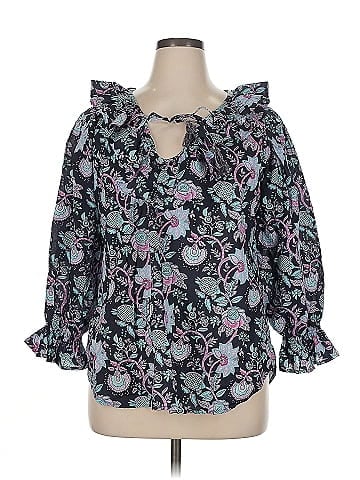 mille Resort & Travel 3/4 Sleeve Blouse (view 1)