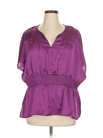 DG^2 by Diane Gilman Short Sleeve Blouse (view 1)