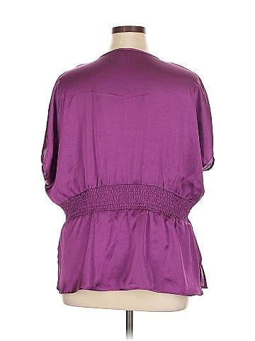 DG^2 by Diane Gilman Short Sleeve Blouse (view 2)