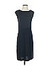St. John Collection Solid Black Casual Dress Size 4 - photo 1