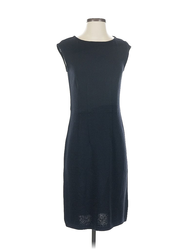 St. John Collection Solid Black Casual Dress Size 4 - photo 1