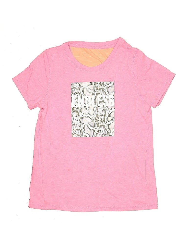 Pre-owned Athletic Works Kids' Short Sleeve T-shirt In Pink