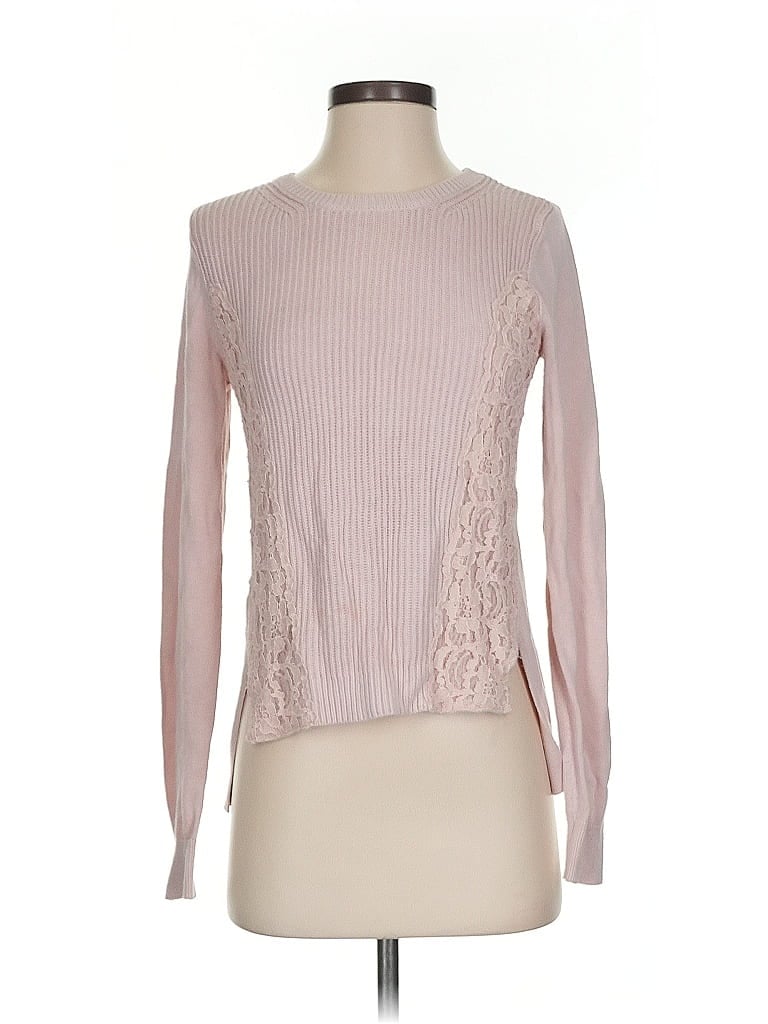 Pre-owned Ann Taylor Loft Pullover Sweater In Pink