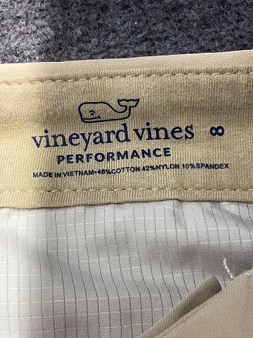 Vineyard Vines Solid Tan Khaki Shorts Size 8