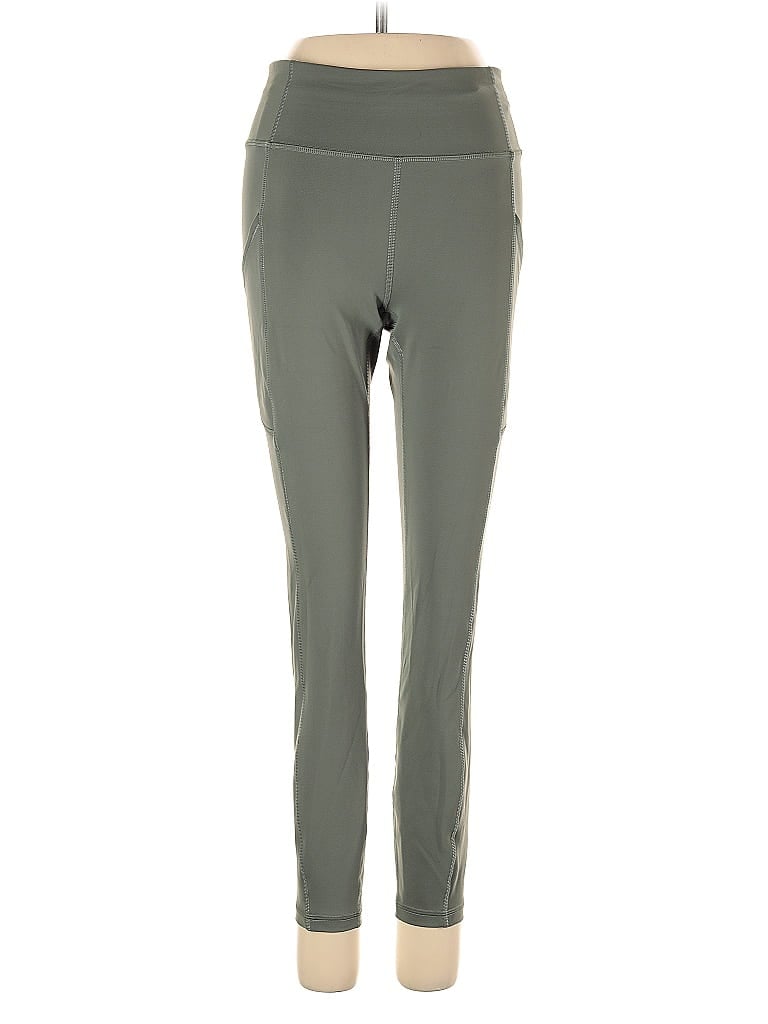 Pre-owned Lululemon Athletica Active Pants In Green