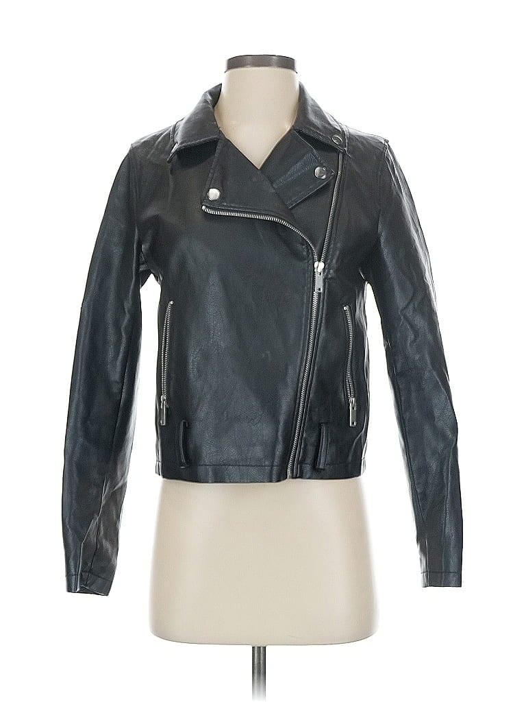 Pre-owned Forever 21 Jacket In Black