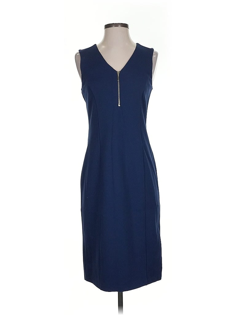 Pre-owned Noir Casual Dress In Blue
