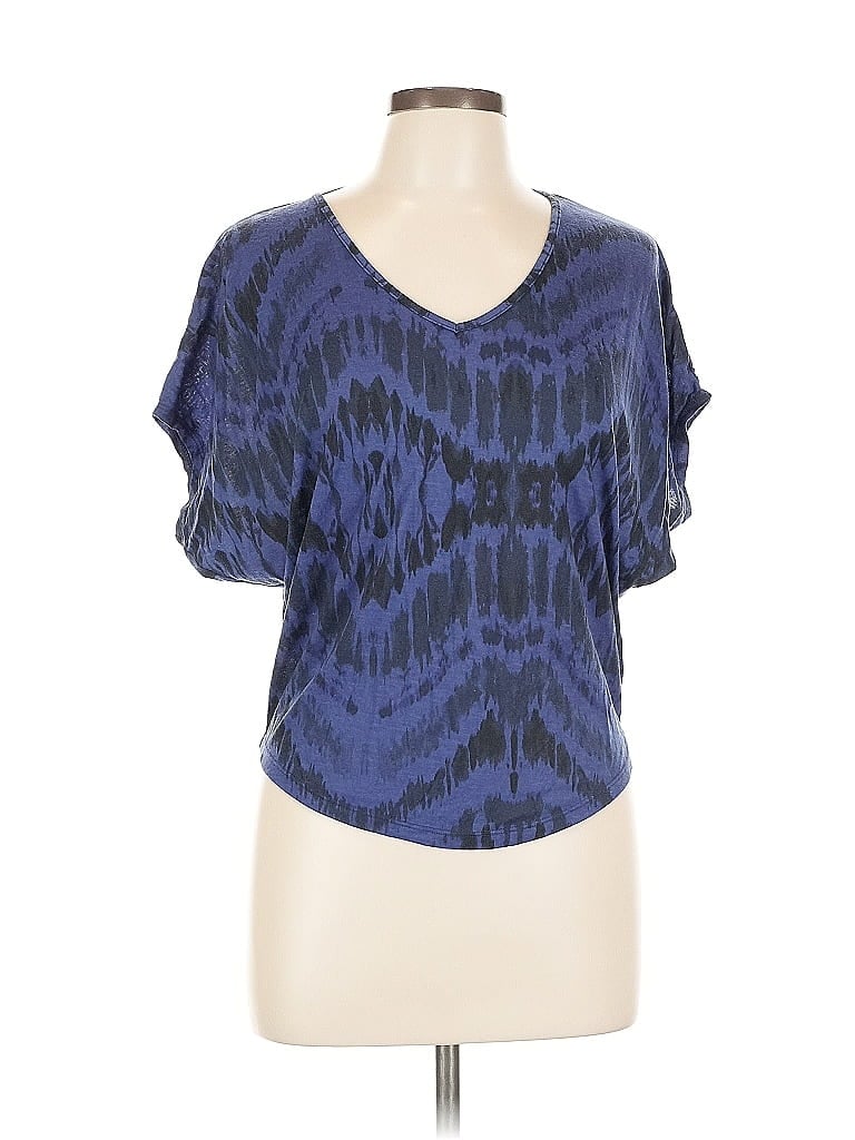 Pre-owned Express Short Sleeve T-shirt In Blue