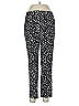 Adrianna Papell Polka Dots Black Casual Pants Size 6 - photo 1