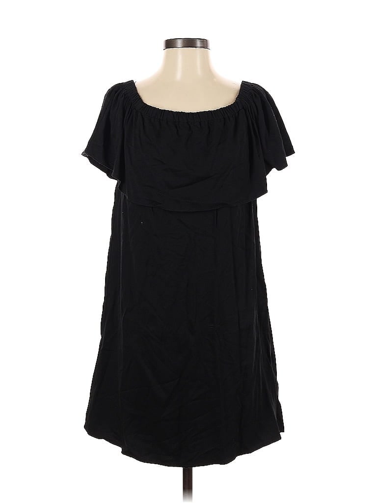 Pre-owned Sugar Lips Casual Dress In Black