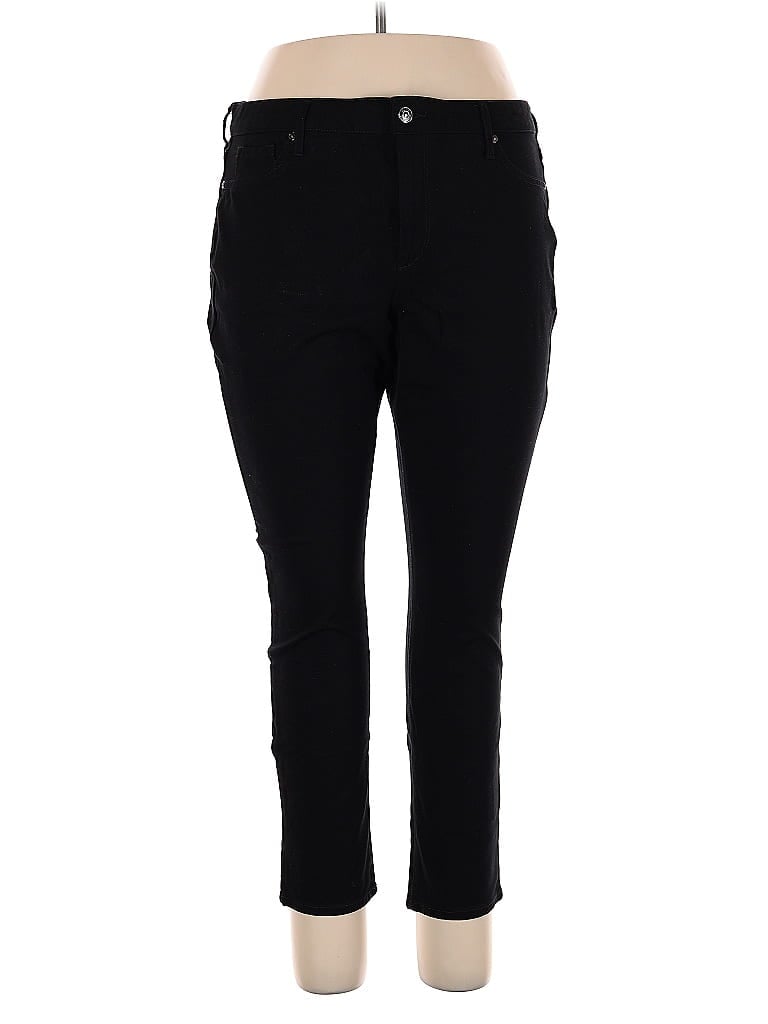 Pre-owned Gloria Vanderbilt Active Pants In Black