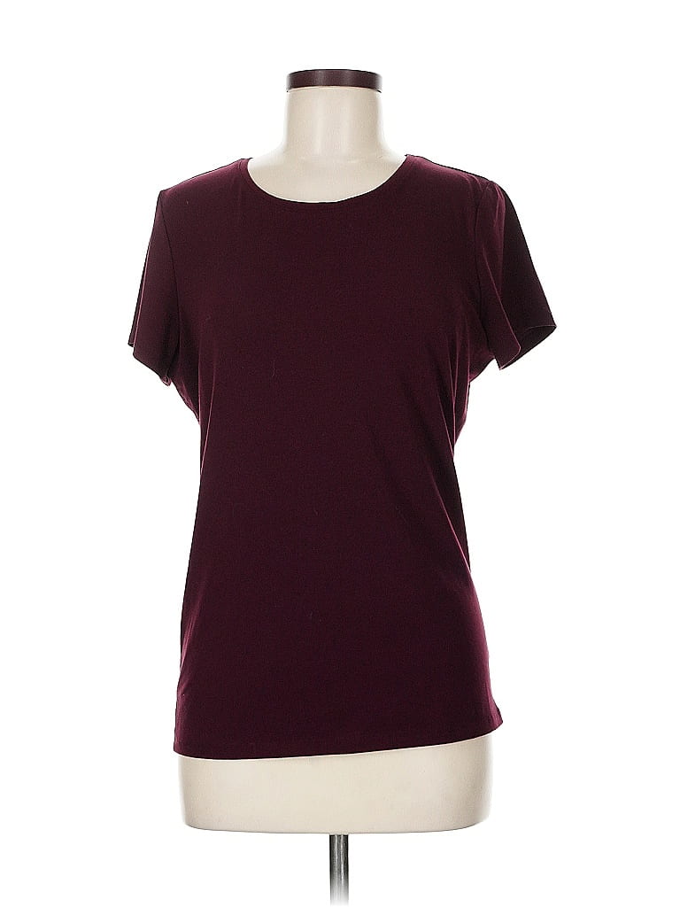Click to view more detailed imagery on our partner's website Pre-owned Athleta Short Sleeve T-shirt In Burgundy