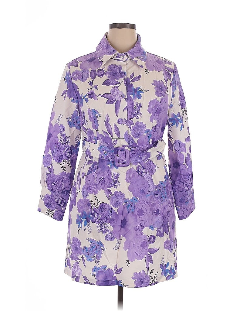 Pre-owned Shein Casual Dress In Purple