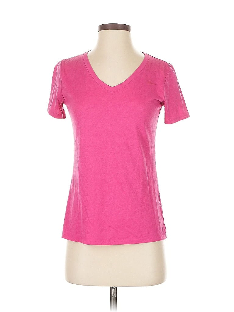 Pre-owned Nike Active T-shirt In Pink