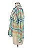 Koret Plaid Green Teal Long Sleeve Button-Down Shirt Size M (estimated, petite) - photo 5
