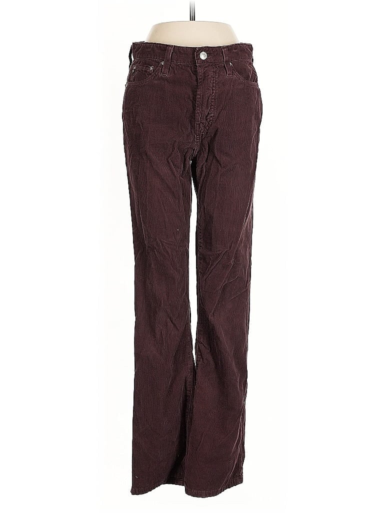 Pre-owned Alexa Chung Casual Pants In Burgundy