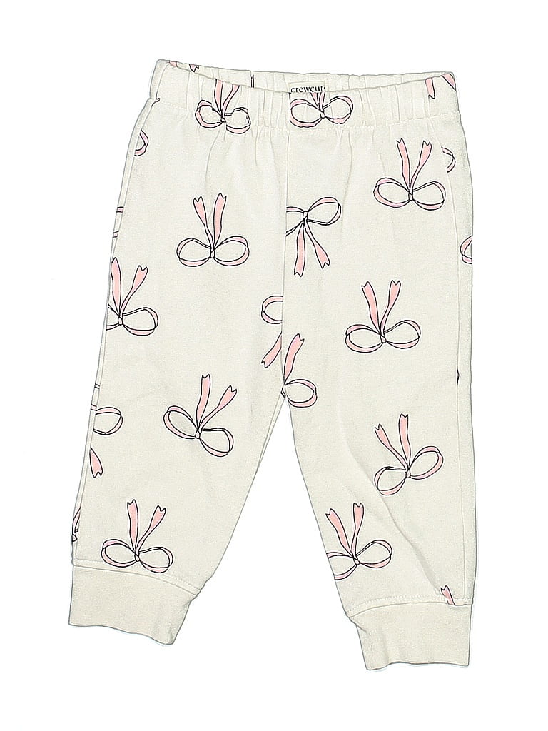 Pre-owned Crewcuts Outlet Kids' Casual Pants In White