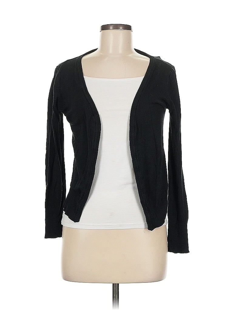 Pre-owned Début Cardigan Sweater In Black