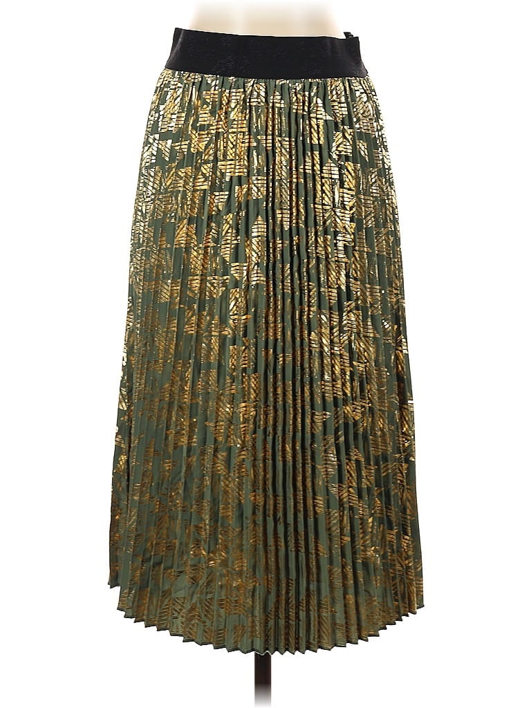 Pre-owned Lularoe Formal Skirt In Gold