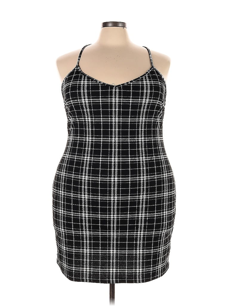 Pre-owned Shein Curve Casual Dress In Black
