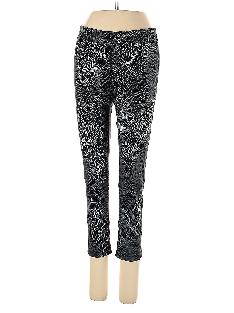 Pre-owned Nike Active Pants In Black