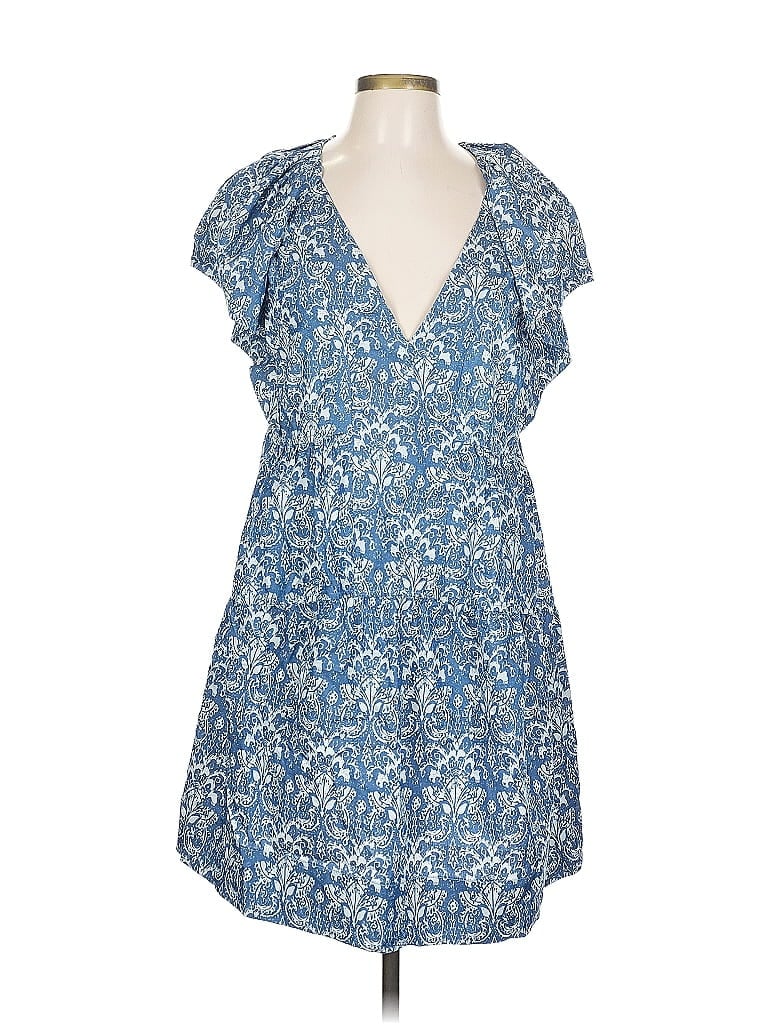 Pre-owned Like Love Casual Dress In Blue