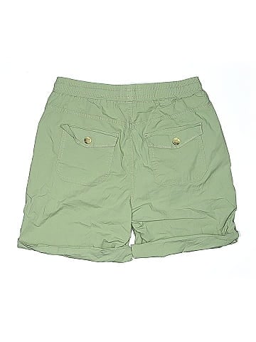 Curve Appeal Khaki Shorts (view 2)