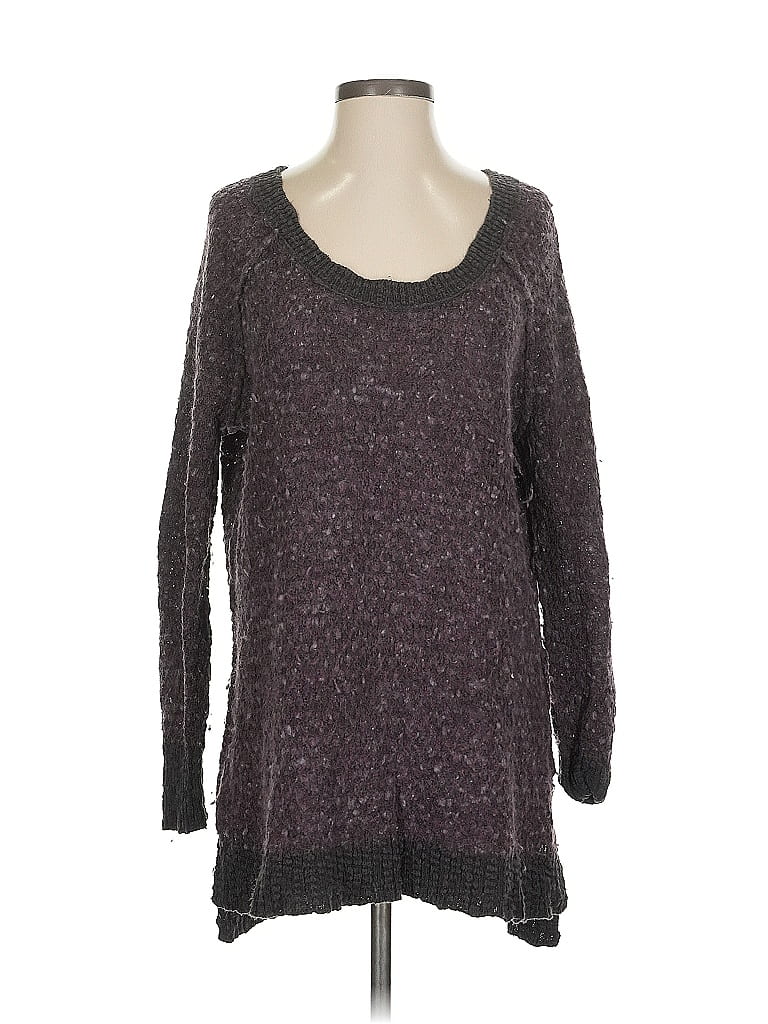 Pre-owned Free People Pullover Sweater In Purple