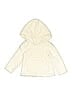 Carter's 100% Polyester Ivory Zip Up Hoodie 12-18 MO / 18 MO - photo 1
