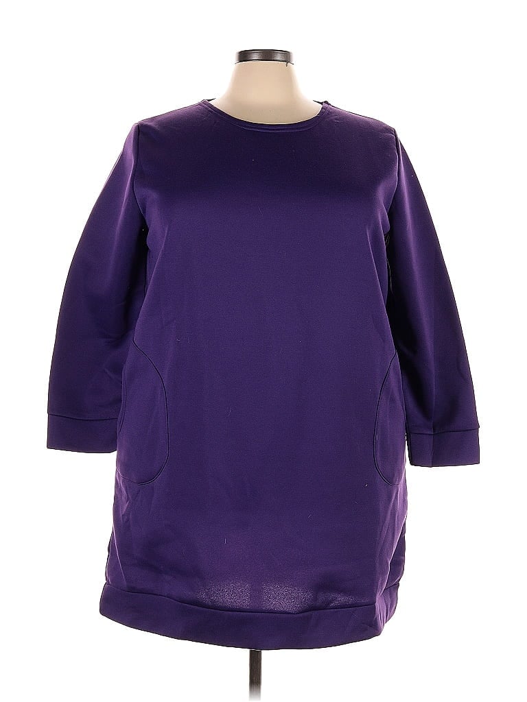 Pre-owned Unbranded Casual Dress In Purple