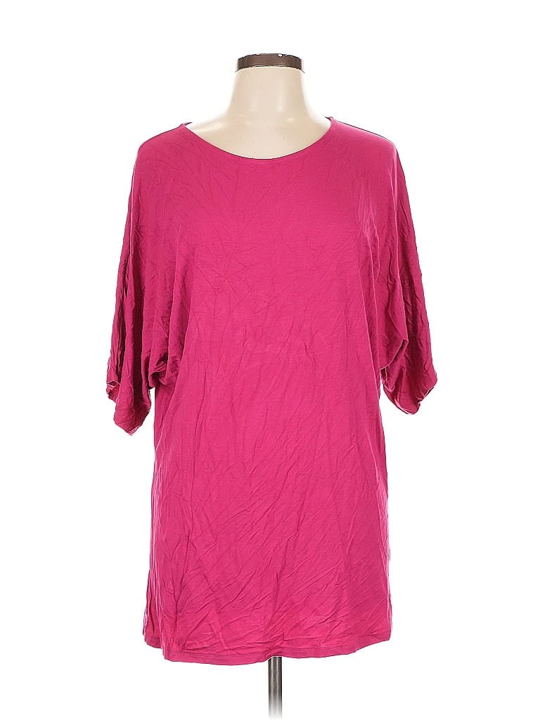 Pre-owned Agnes & Dora 3/4 Sleeve T-shirt In Pink