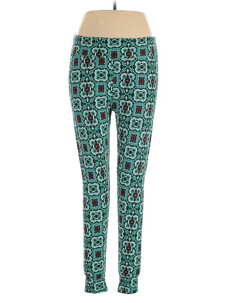 Pre-owned Lularoe Leggings In Blue