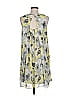 MSK 100% Polyester Print Gray Casual Dress Size 6 - photo 2