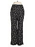 Rebecca Taylor Floral Black Casual Pants Size 4 - photo 2