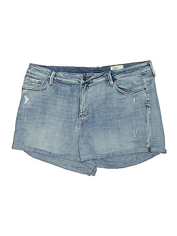 Cosmic Blue Love Denim Shorts (view 1)