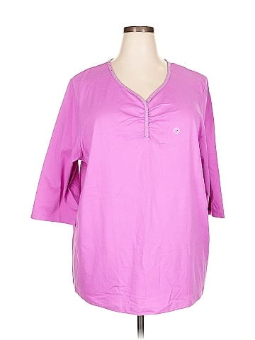 Liz & Me 3/4 Sleeve Top (view 1)