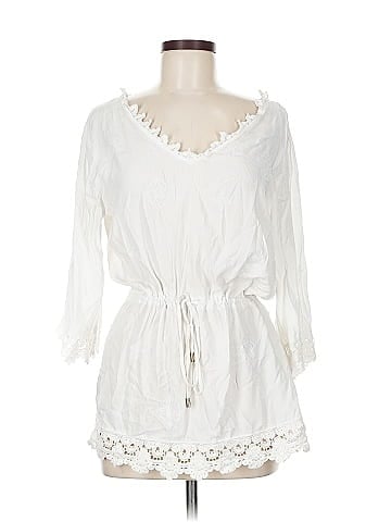 Blue Island 3/4 Sleeve Blouse (view 1)
