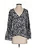 MICHAEL Michael Kors Black Long Sleeve Blouse Size S - photo 1
