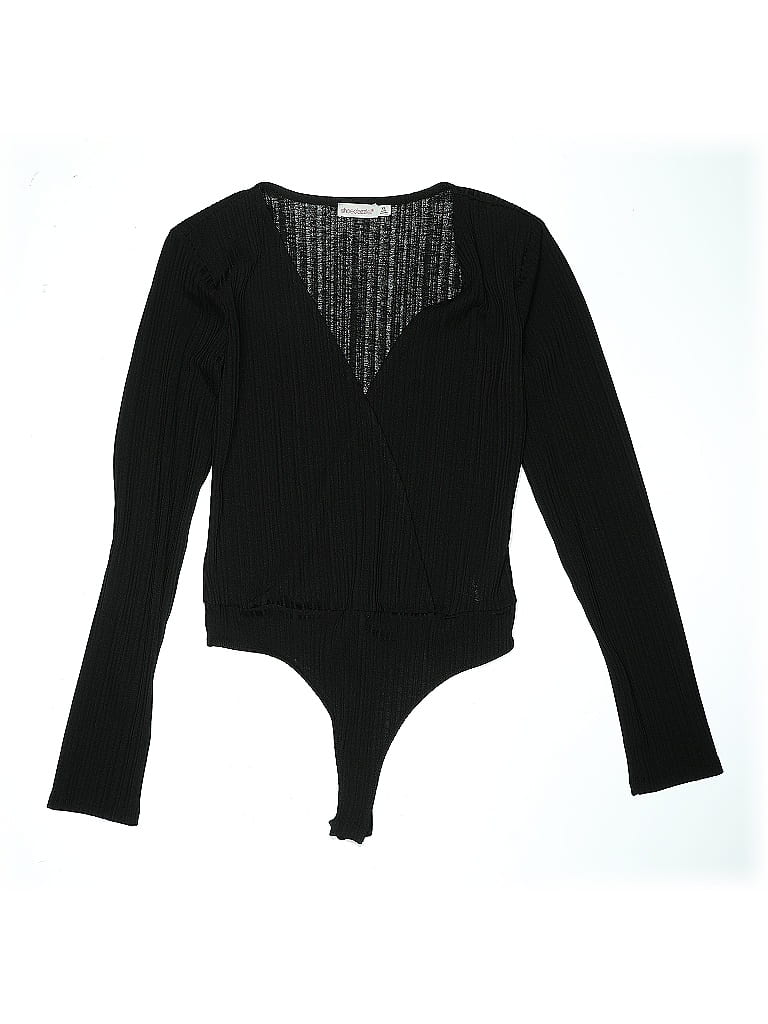 Pre-owned Shoedazzle Bodysuit In Black