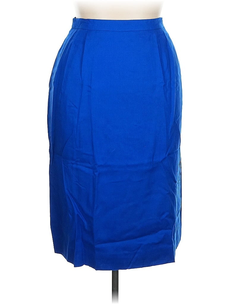 Pre-owned Unbranded Formal Skirt In Blue