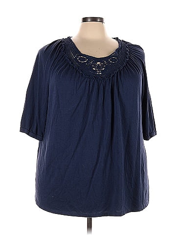 Ellos Short Sleeve Blouse (view 1)
