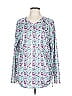 Assorted Brands Teal Long Sleeve Blouse Size L - photo 1