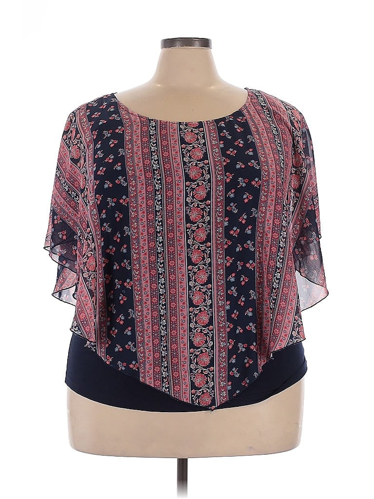 Pre-owned Alyx Short Sleeve Blouse In Blue