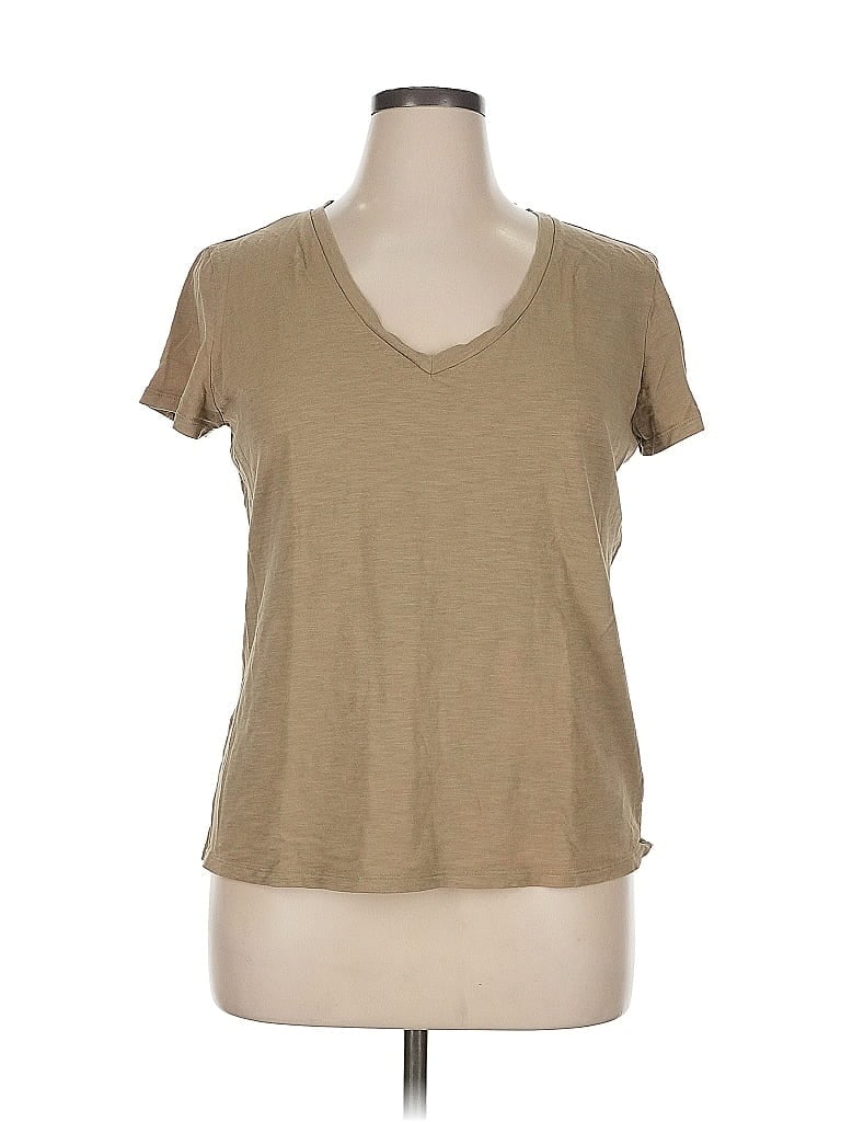 Pre-owned Universal Thread Short Sleeve T-shirt In Brown
