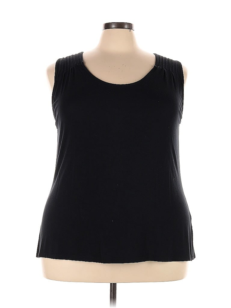 Pre-owned Sejour Sleeveless T-shirt In Black